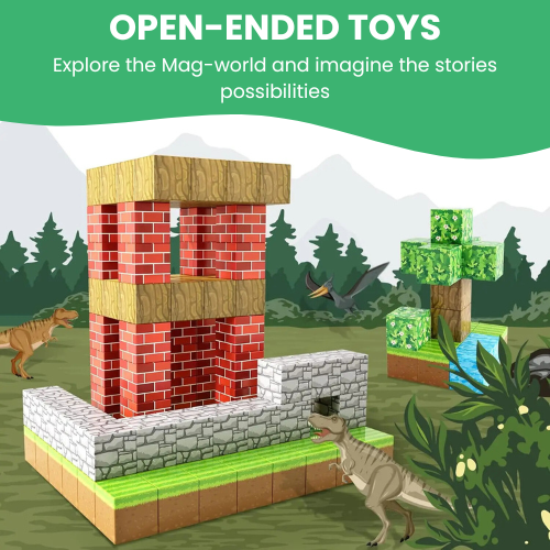 Block N Craft™ STEM Magnetic Building Blocks - Forest Land